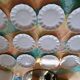 12 dessert plates in Limoges porcelain by Maison Giraud