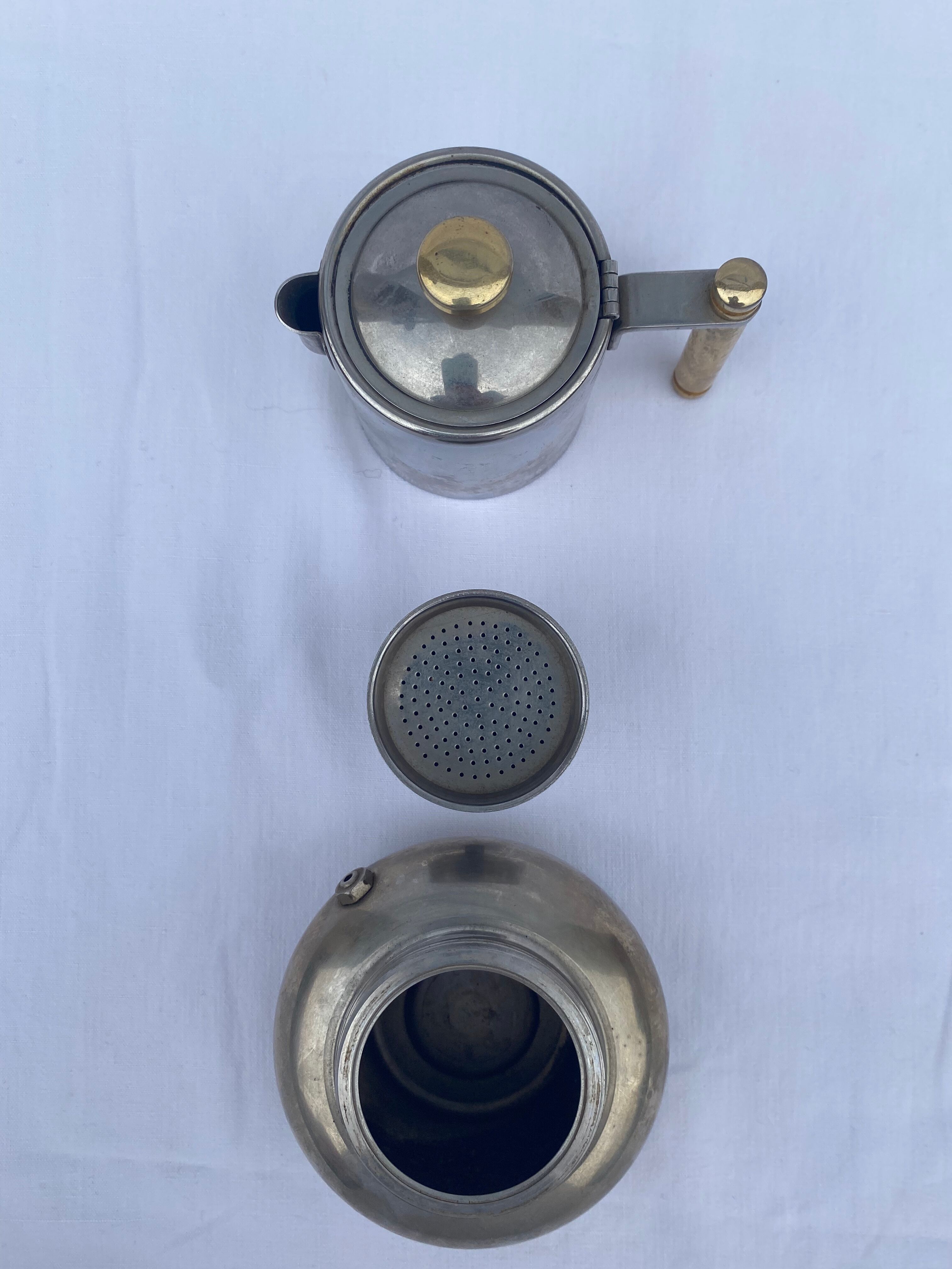 Italian stainless steel coffee maker