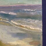 Oil on canvas vintage