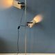 Cream taupe 70s vintage Philips space age floor lamp