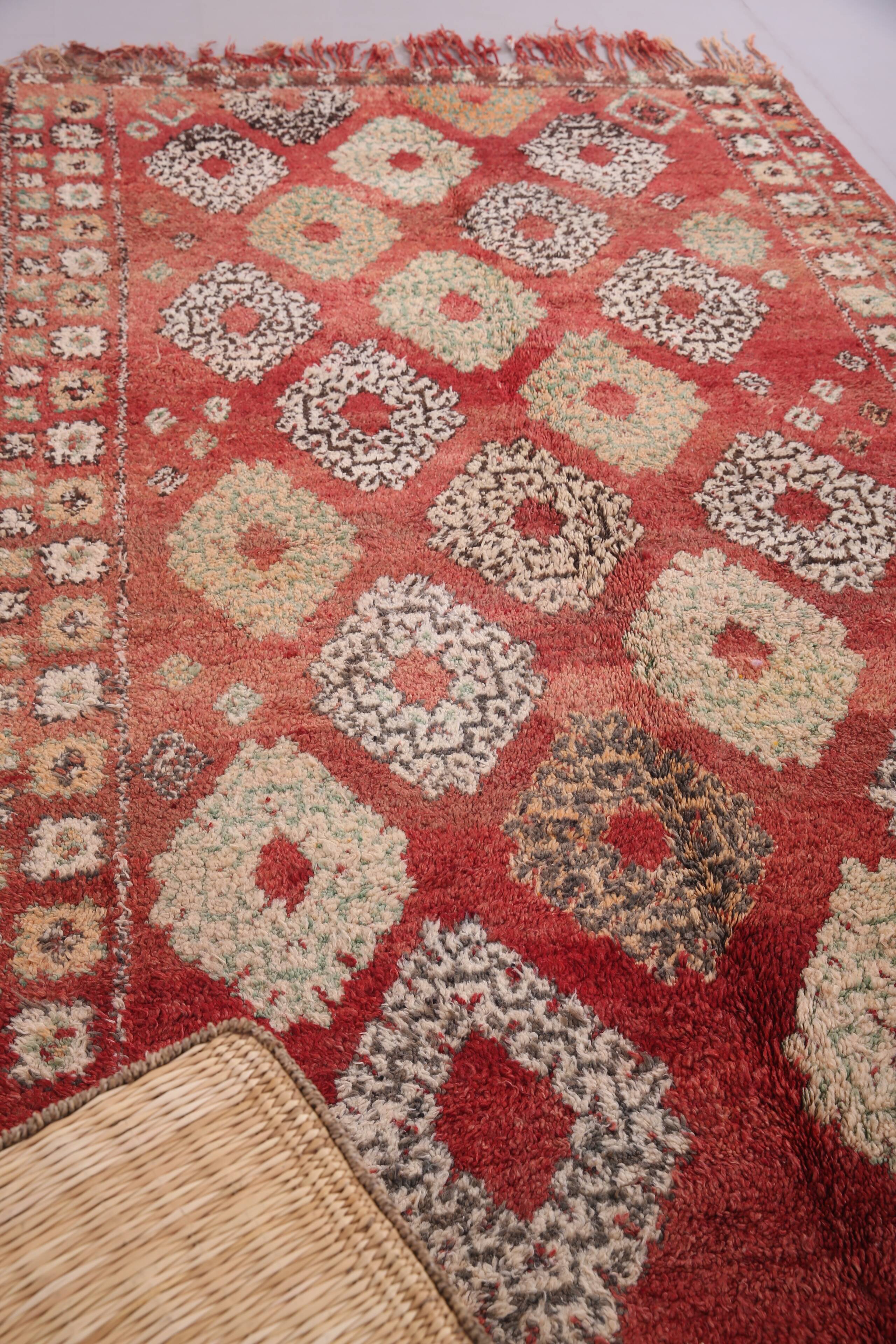 Vintage Moroccan Rug 179 x 305 cm - Berber Handmade Rug - Old Moroccan Rug