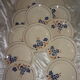 Set of 12 plates Badonviller motif Tunis