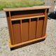 Corner bar and old stool from the 60s/ 70s, seventies skaï, vintage