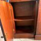 Glass-fronted mahogany bookcase – 1950s – 215 cm