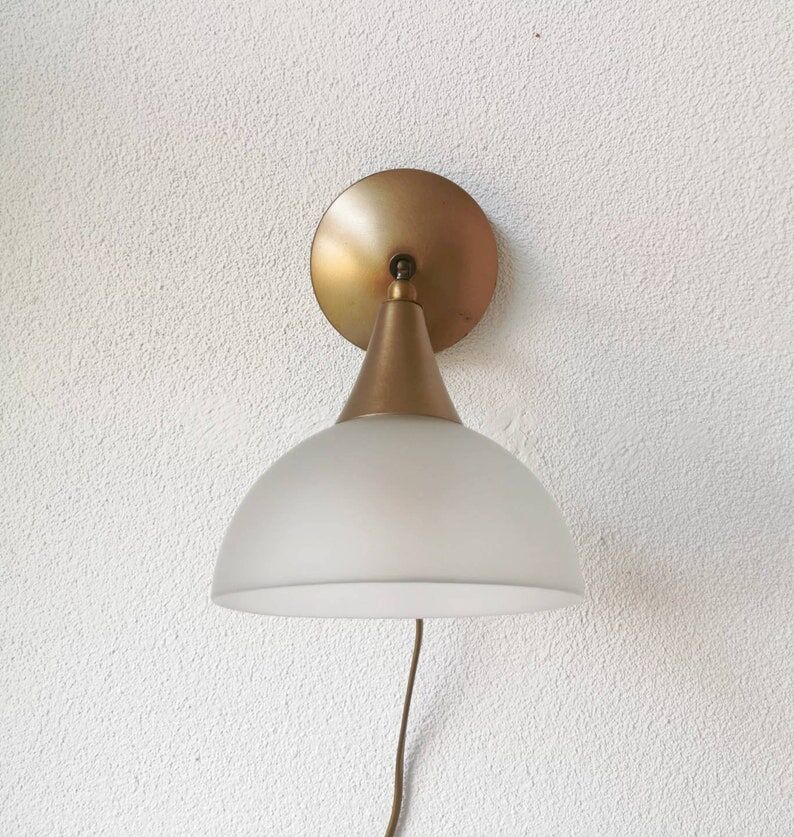 Golden Steinhauer wall lamp, 1980