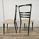 Beech and Skai dining chairs