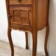 Nightstand Antique Wood and MARBLE