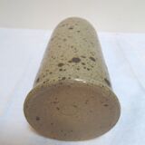 Bouteille en grès mouchetée