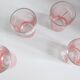 Set of 4 orangeade glasses, Made in Yugoslavia