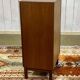 English teak vinyl record cabinet from the 70s