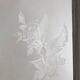 Antique hand-engraved mirror – Unique piece