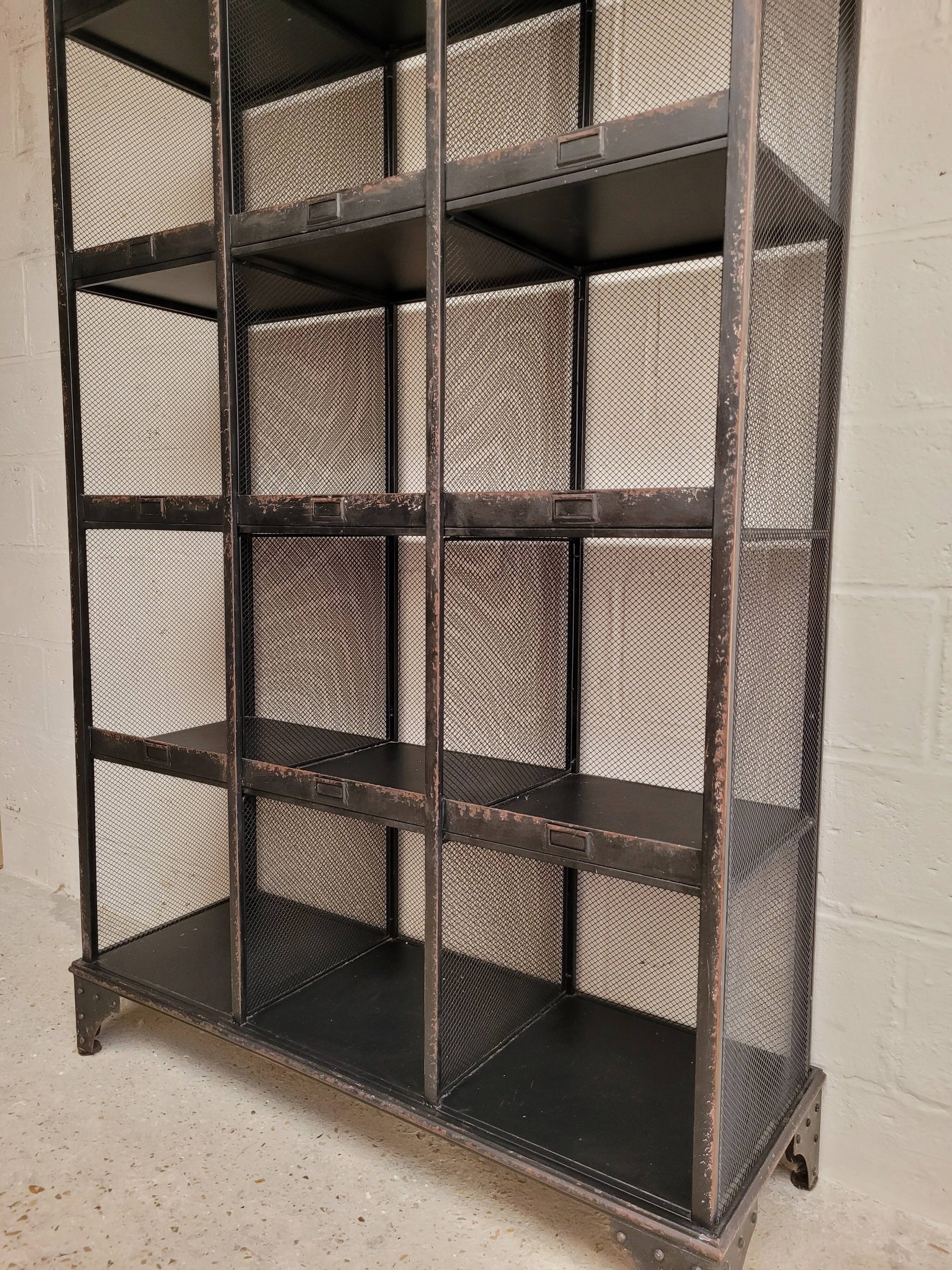 Industrial shelf style postal sorting