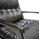 Fauteuil en cuir Eugen Schmidt pour Soloform, 1960