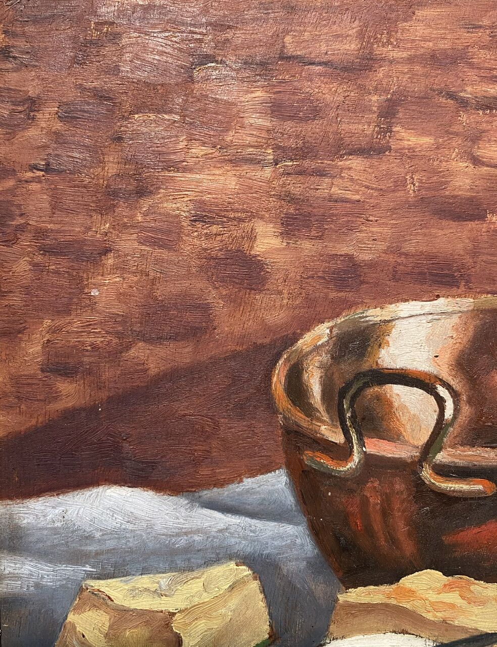 Painting Still Life with Watermelon Mid XX Century