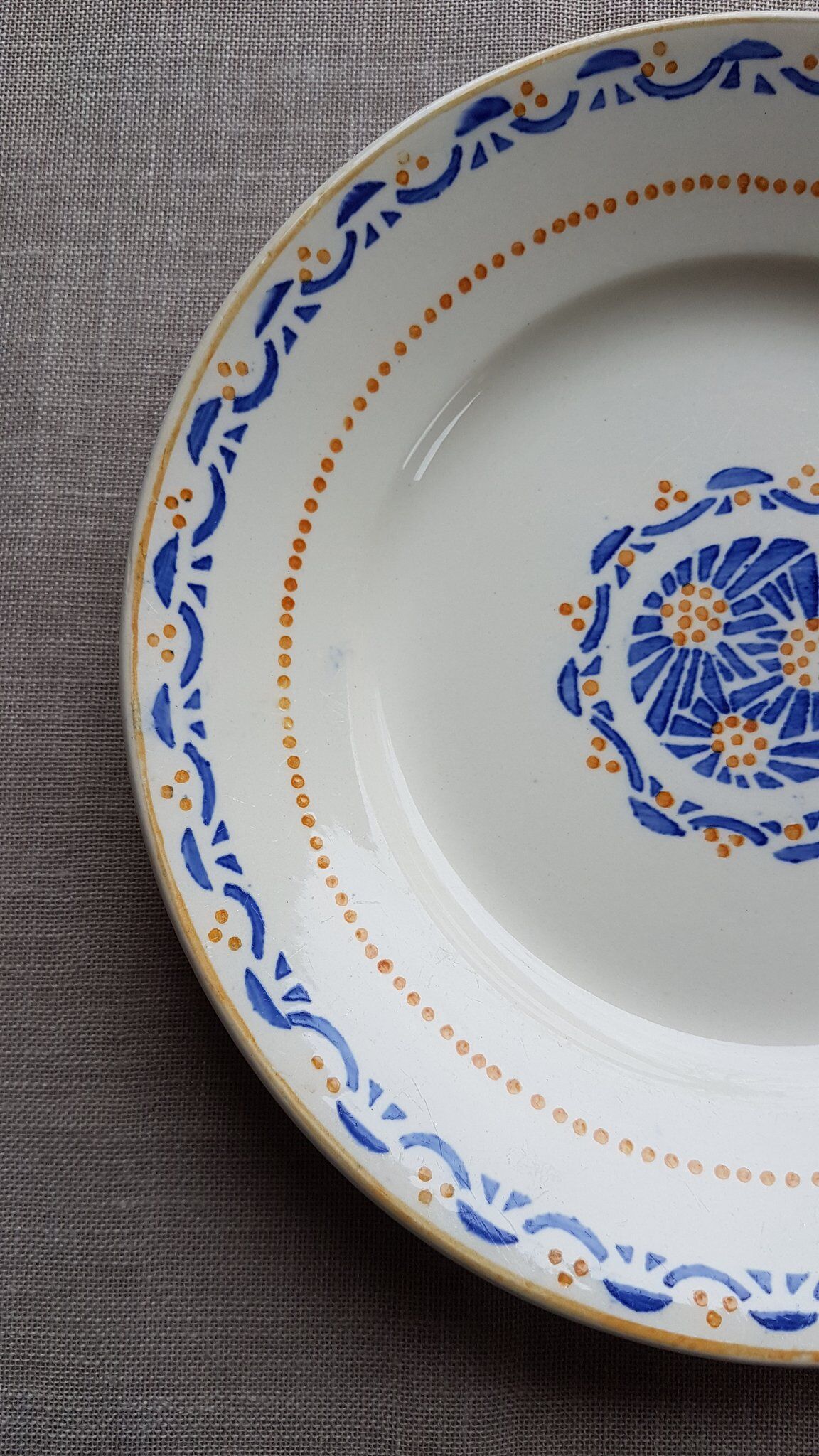 Longwy service Sapho dessert plate