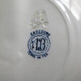 5 deep plates Salins Terre de Fer AB model Saussure