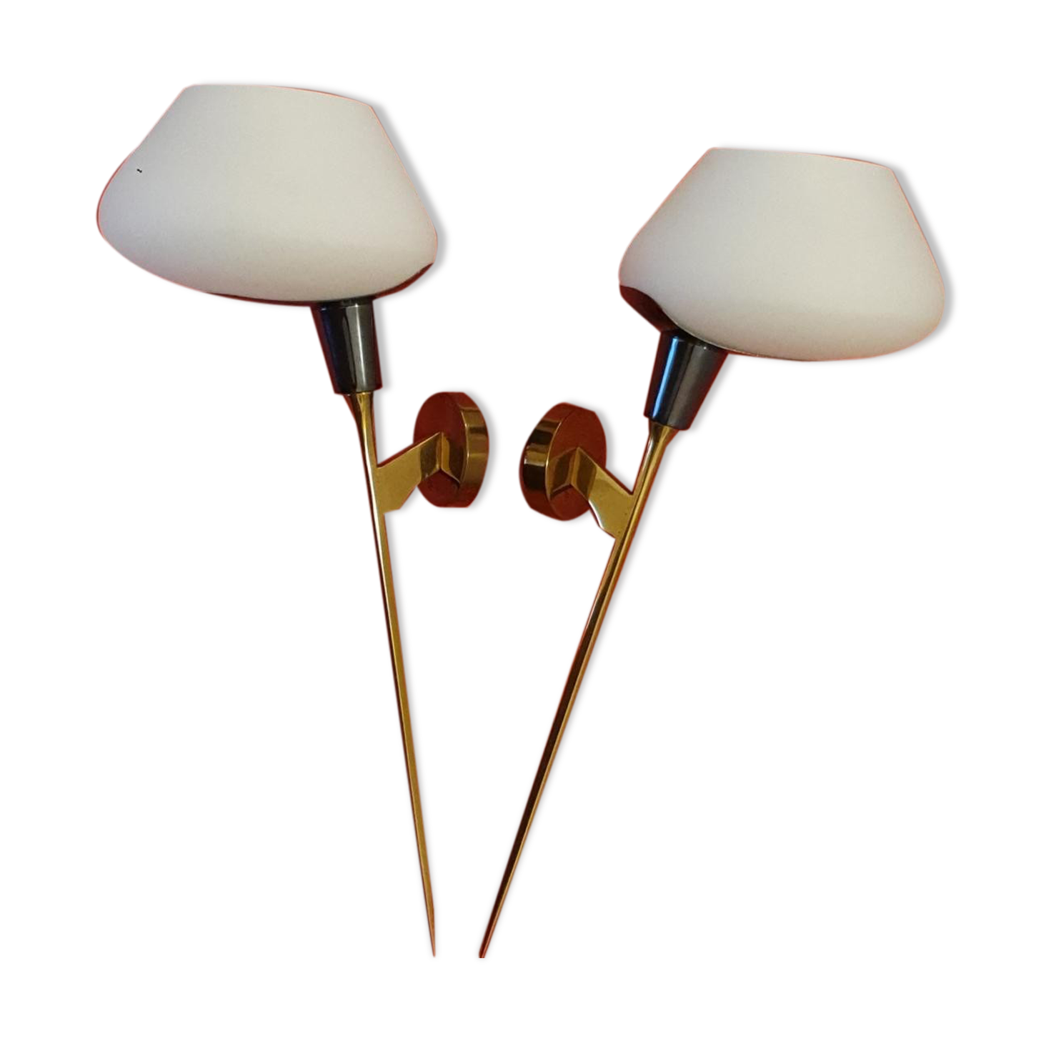 Suite of arlus sconces 1950