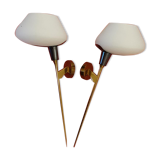 Suite of arlus sconces 1950