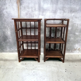 Rattan bedside table