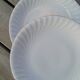 Lot of flat plates white porcelain