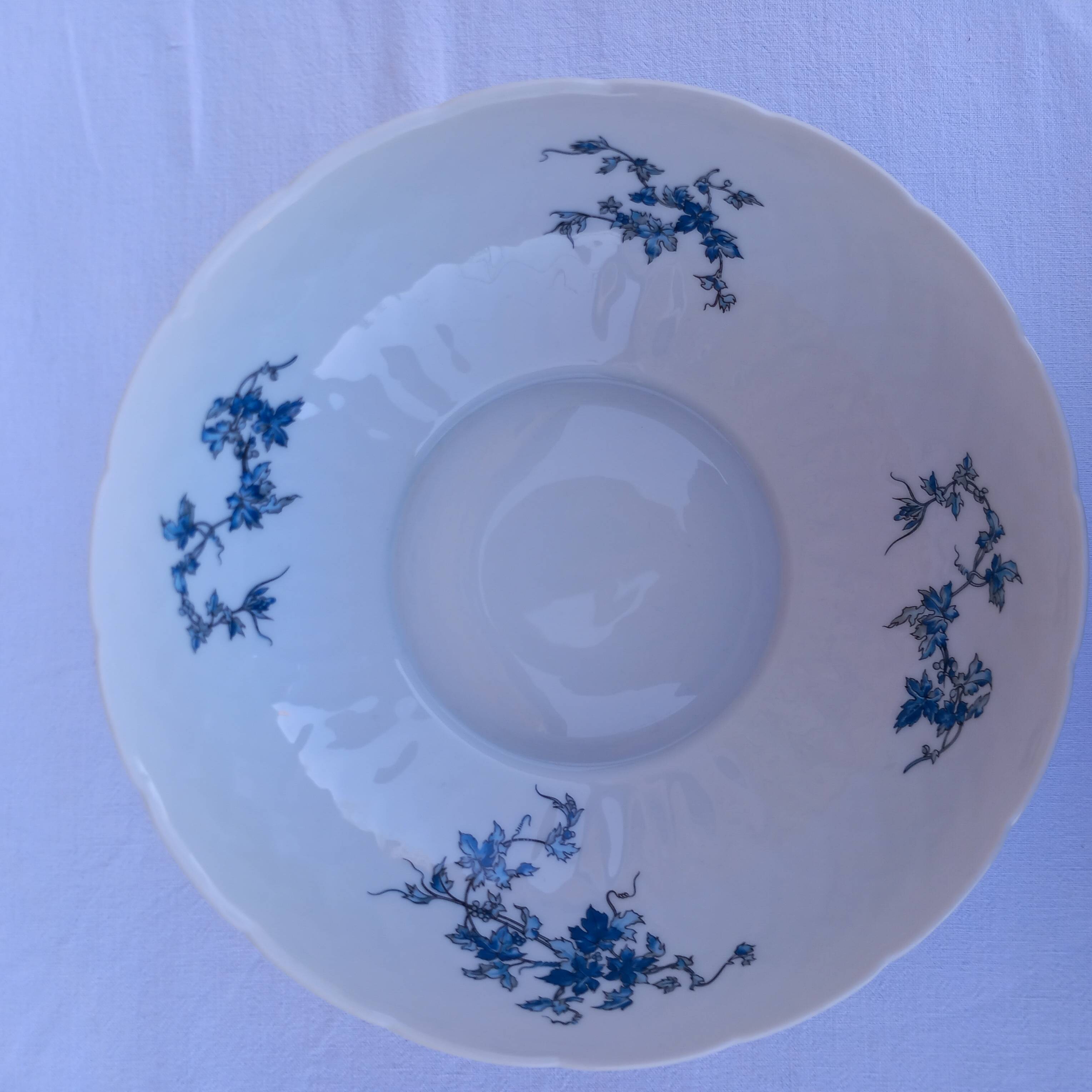 Saladier porcelaine Limoges Bernardaud- Modèle Saint Saens - Années 70