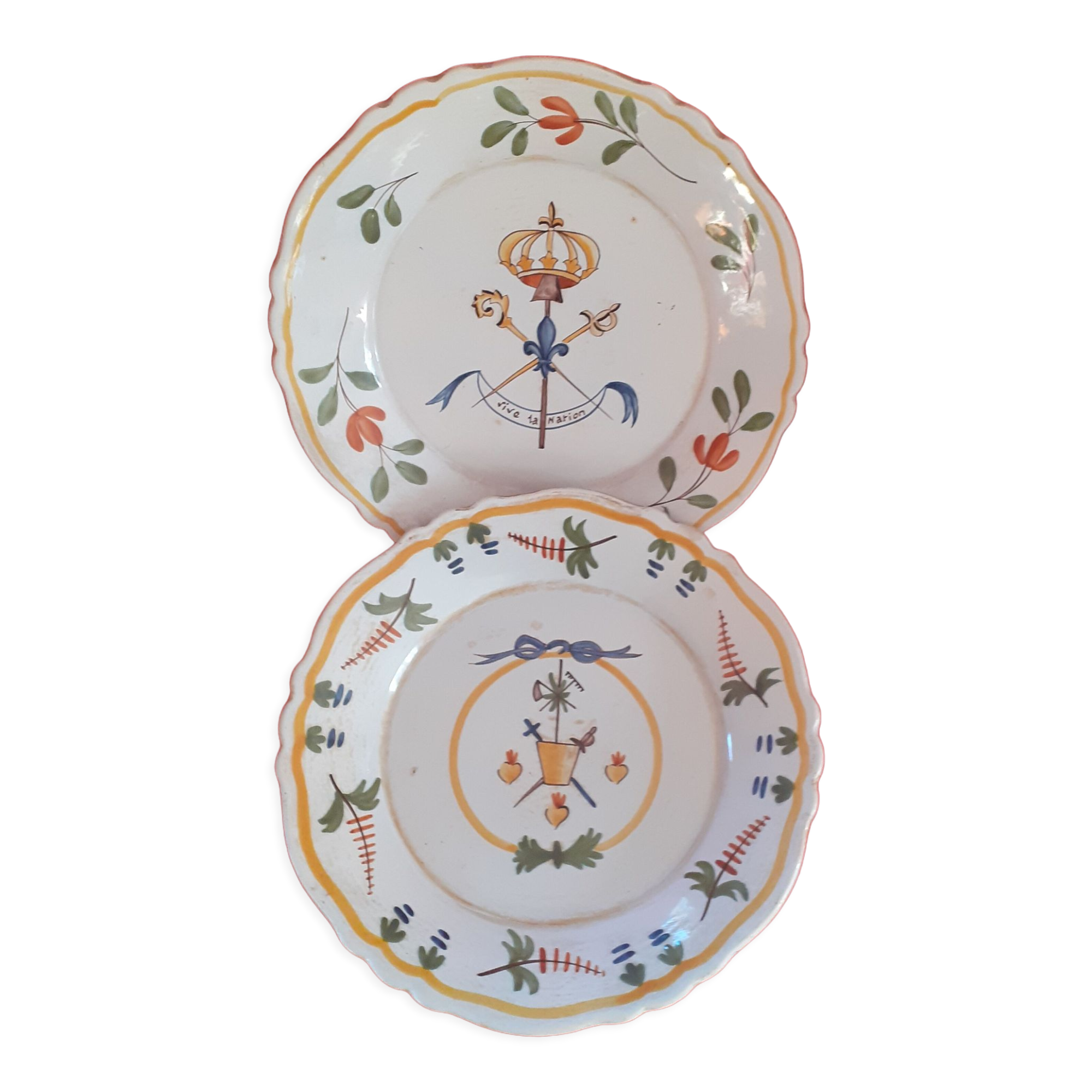Plates Nevers, The revolution.