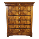 Large Louis Philippe chest of drawers