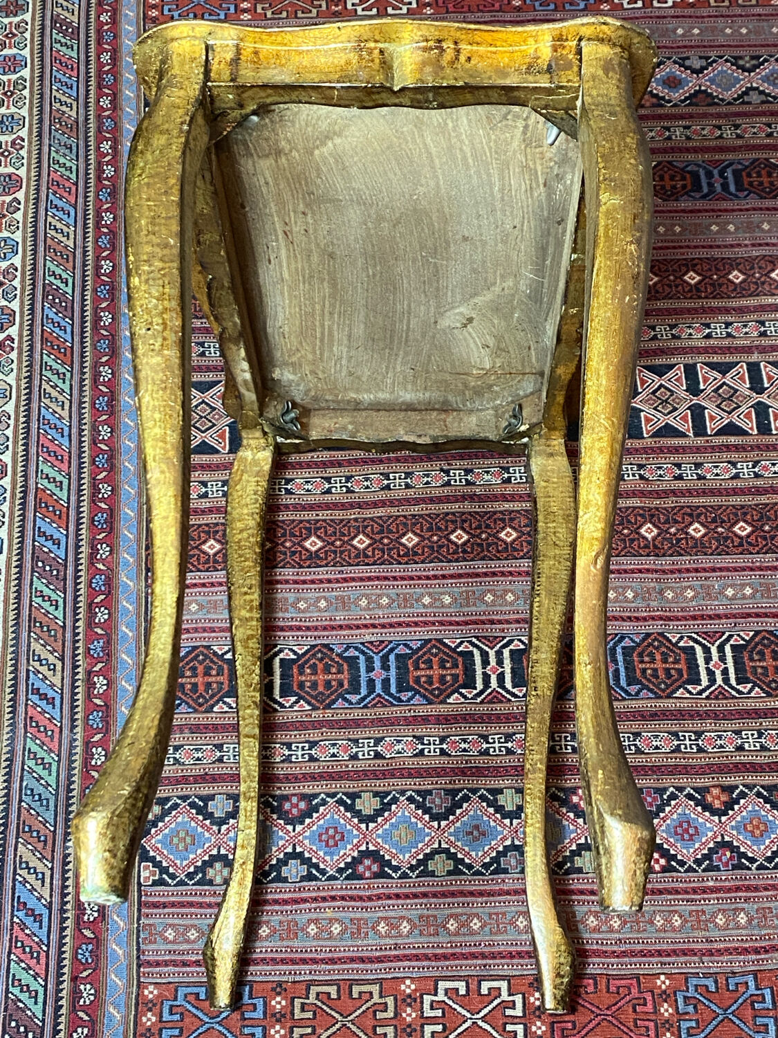 Florentine wooden side table