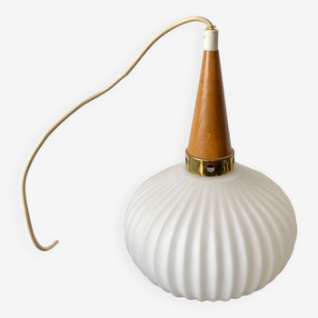 Lampe opaline brossé Louis Kalff