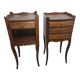 Pair of oak bedside tables