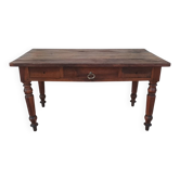 19th-century walnut table