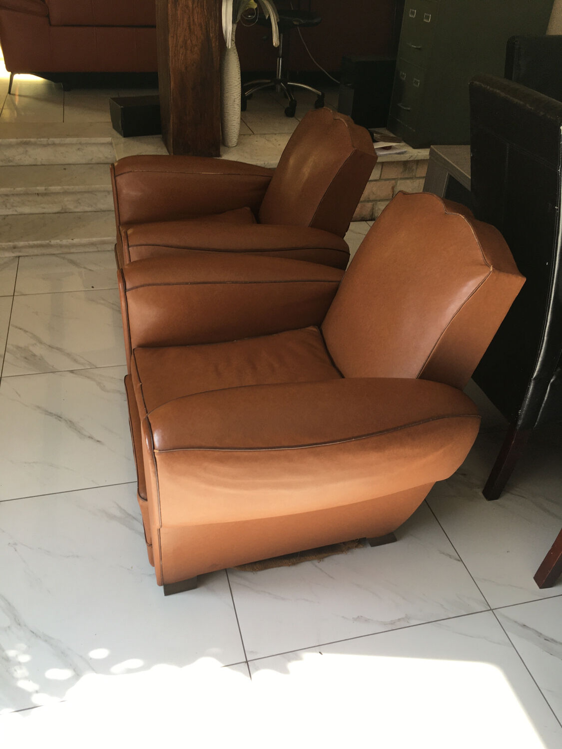 2 Moustache club chairs