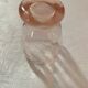 9 glasses vintage liqueur with pink glass.