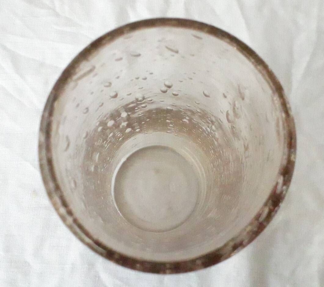 6 verres bullés