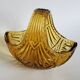Amber glass basket