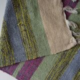 Braided rug 100% cotton multicolor 56x177cm