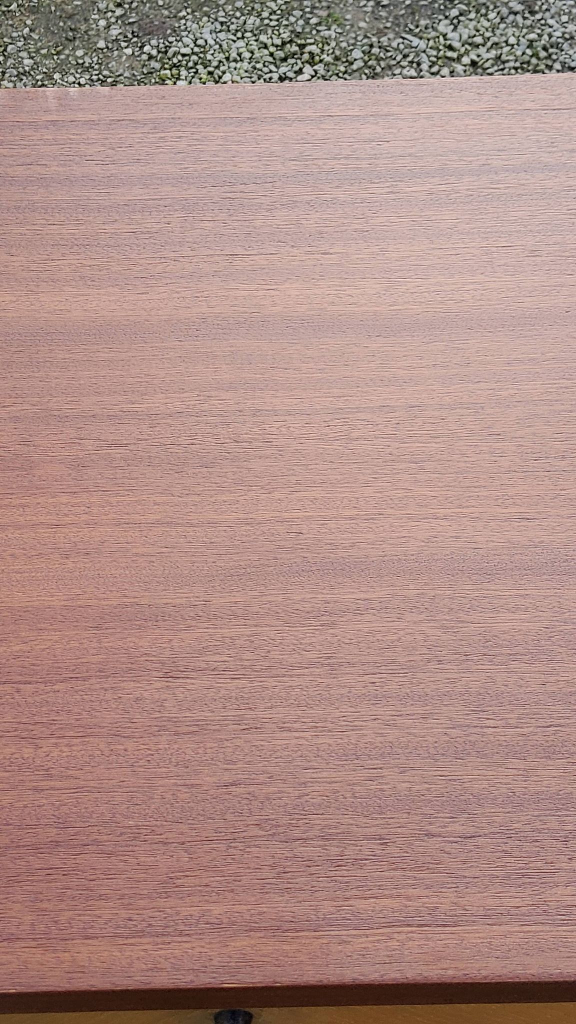 Enfilade of the 50s in oak and mahogany feet compass