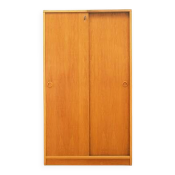 Garde-robe en frêne, design danois, années 1960, fabricant : Tage Mogensen