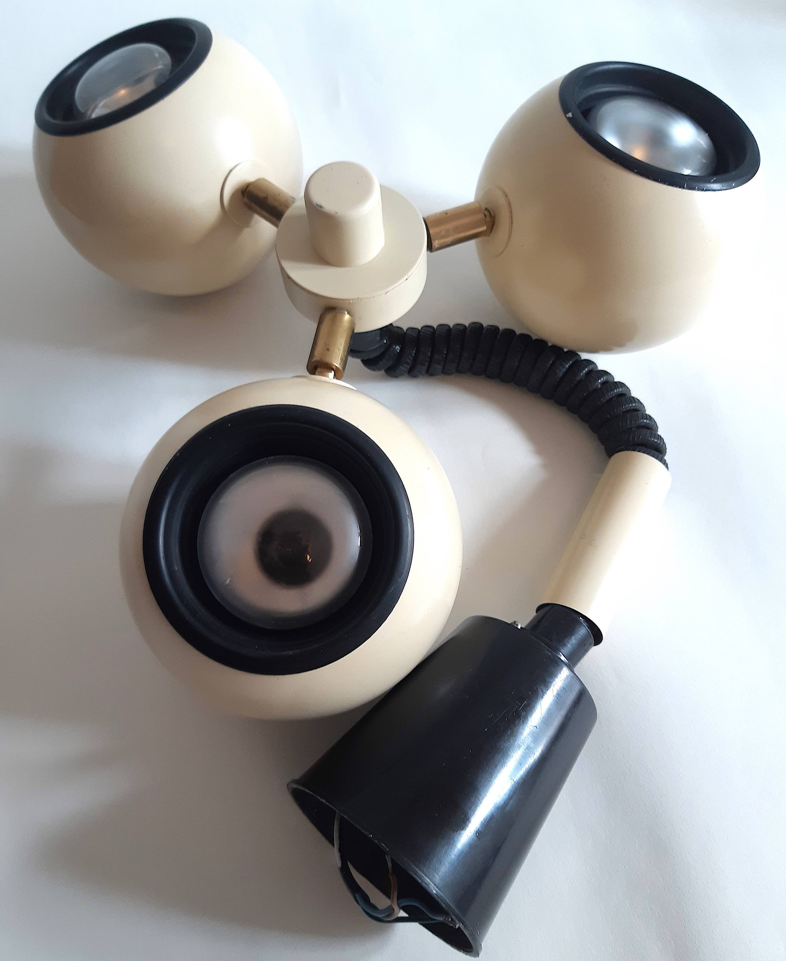 Chandelier "Eyeball" by Koch and Lowy for IMO