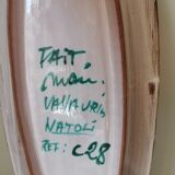 Oval dish vintage Vallauris