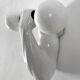 Vintage ceramic wall lamp by JC Peiré 80s
