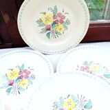 12 old flat plates