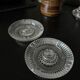 Glass candle holders