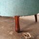 Méridienne banquette en velour