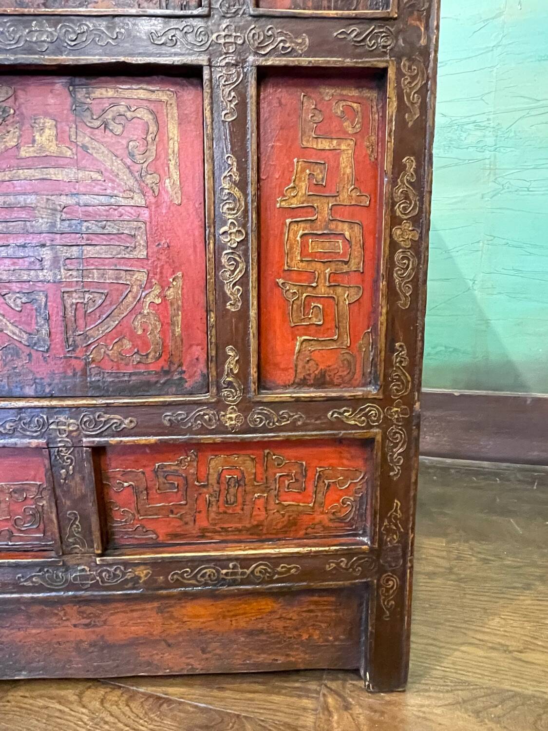 Tibetan 4-door sideboard