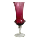 Translucent glass vase on a stand