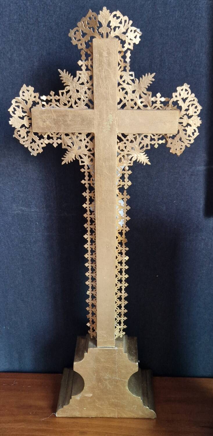 Golden crucifix