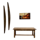 Table de ferme XIXe siècle en chêne et noyer