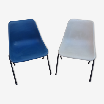 Paire chaises par Robin Day edition Helli années 60