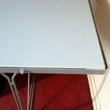Design glass and metal table
